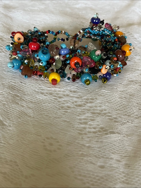 Jewelry - Colorful Multistrand Beaded Bracelet